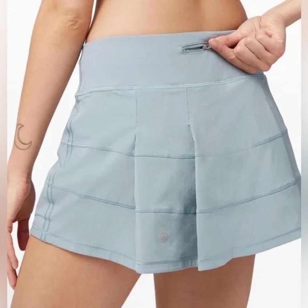 Lululemon Pace Rival skirt size 4 chambray blue - Picture 3 of 4